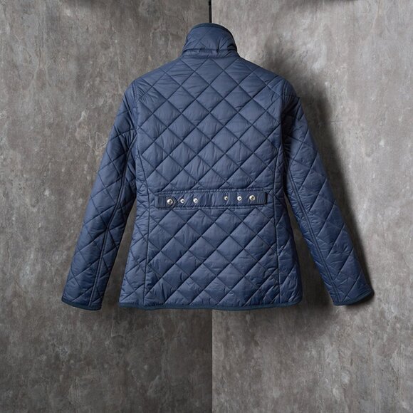 Ralph Lauren Navy Blue Quilted Cotton Jacket - Picture 2 of 9